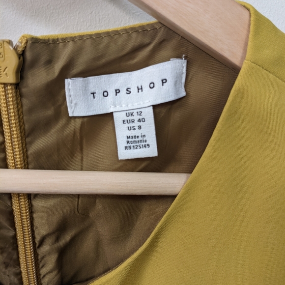 Top Shop Twist Drape Playsuit - Size 8 - Excellent Condition - Picture 3 of 5